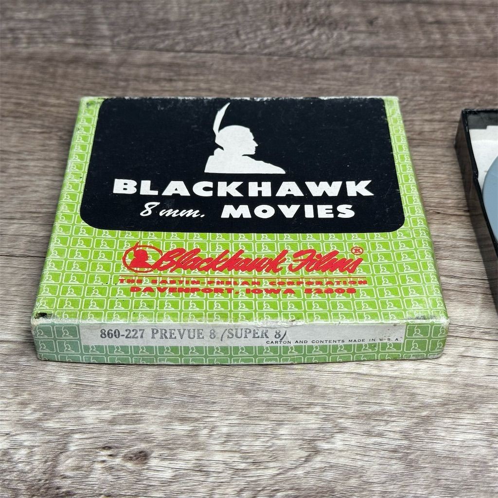 Blackhawk Films Prevue 8 Super 8 Silent Film Vintage Movie Reel