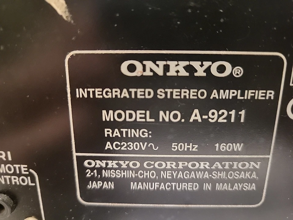 Onkyo A-9211 Stereo Verstärker / Amplifier - Bild 4 von 4