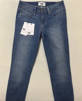 Paige Kylie Crop Jeans Women s Size 25 Blue Denim Drew NWT