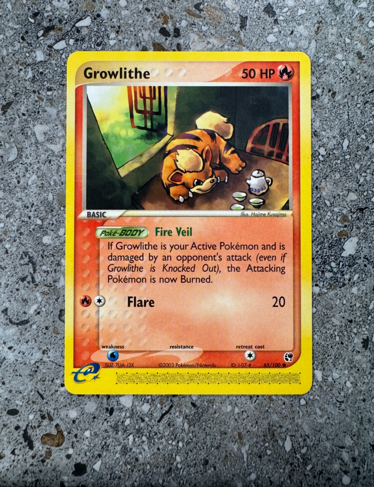 Pokemon TCG Cards Growlithe 65/100 Sandstorm NM-M