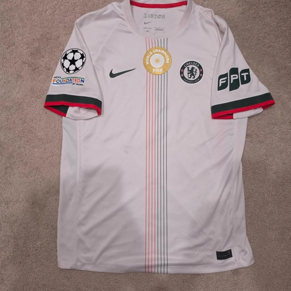 Las mejores ofertas en Club INTERNACIONAL Nike Chelsea Blanco Ropa