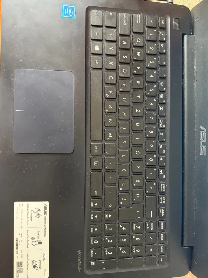 ASUS laptop L502S C/4/500GB/W - Image 2 of 4