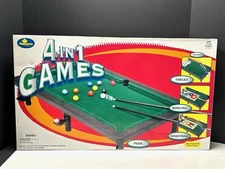 Four In One Games Pool Basketball Bowling Target 4 In 1