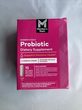 Member's Mark Women's Daily Probiotic ~ 14 Strain ~ 90 Capsules ~ 03/2025