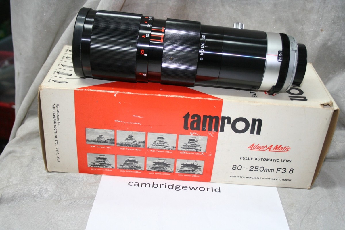 その他 Tamron ZOOM f/3.8~4.5 80~250mm Tamron Auto 80-250mm F/3.8 | LENS-DB.COM