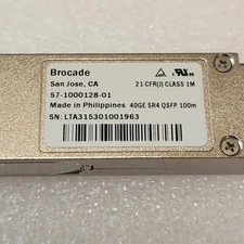 Genuine Brocade 57-1000128-01 QSFP+ 40GBase-SR4 850nm 150m OM4 MMF MTP/MPO DOM