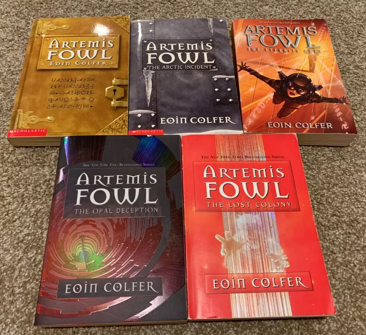 The Opal Deception (Artemis Fowl, Book 4)AND The Lost Colony, Book 5 by  Eoin Colfer, Paperback