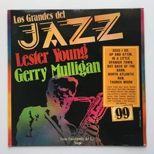Lester Young Gerry Mulligan  Los Grandes Del Jazz 99 SARPE 1982 Mint-
