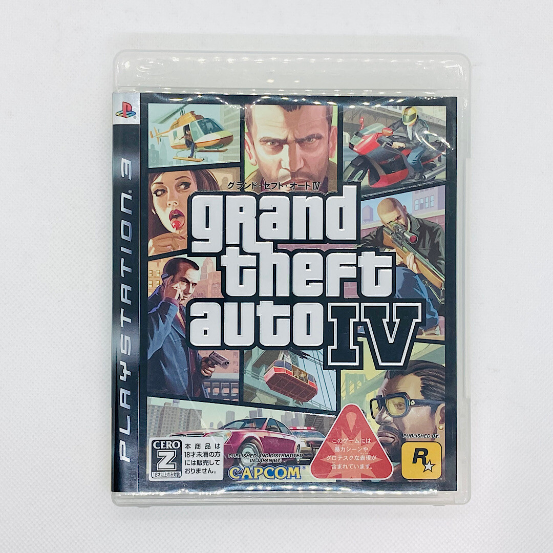 Grand Theft Auto IV 4 - Sony PS3 JAP JAPAN NTSC-J Complet Grand Theft Auto IV 4 - Sony PS3 JAP JAPAN NTSC-J Complet