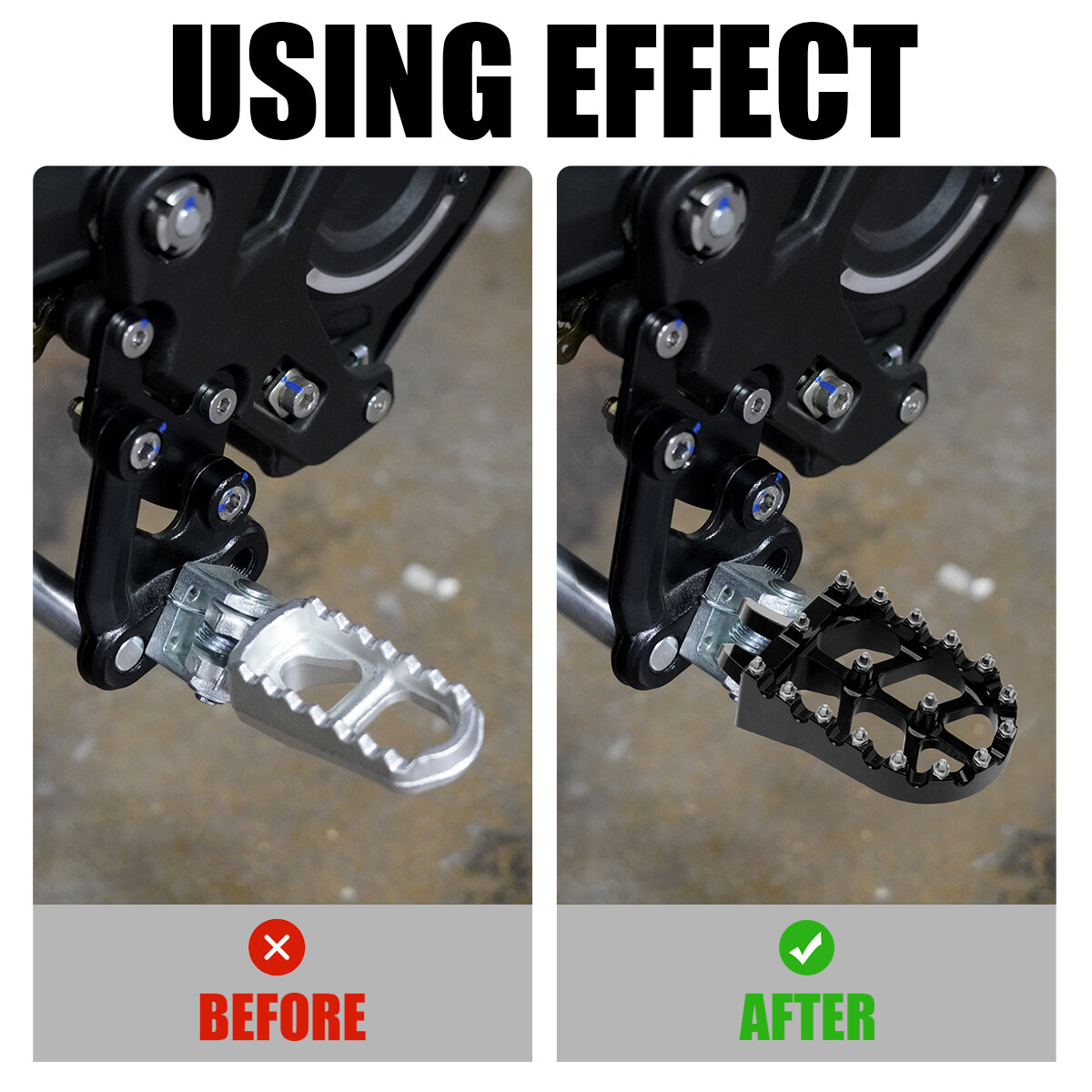 Dirt Bike Stunt Pegs Footrest Pedal For Sur-ron Light Bee X