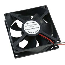 80 x 25mm Axial Sleeve Bearing Fan 12V 80mm