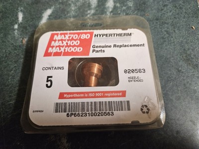 Hypertherm 020563 Nozzle for Pac130 Ext 1 Pack With 5 pcs. Inside 