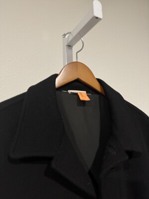 $4995 ERMENEGILDO ZEGNA Size XL/54 Mens Cashmere/Wool Black