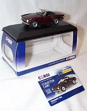 VANGUARDS Triumph TR6 Damson with roof attachment RHD UK VA14700 ltd ed