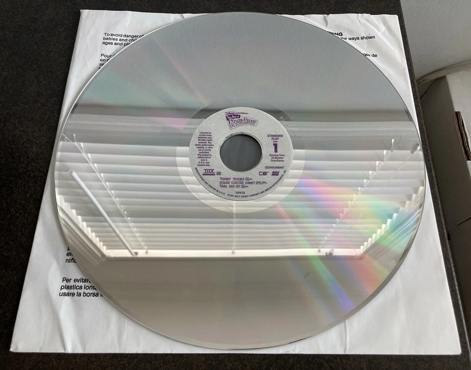 WALT DISNEY THE BEST OF ROGER RABBIT CAV LASERDISC LD 1996 MOVIE AMBLIN RECALLED - Image 3 of 4