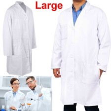 Lab Coat Hygiene Food Industry warehouse Laboratory Doctors Medical Coat White