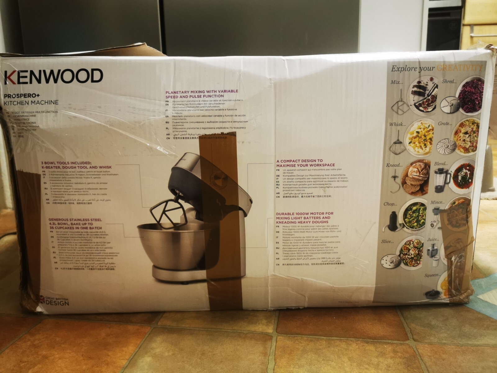 Kenwood Prospero KHC29.N0SI 6in1 compact Stand Mixer Kitchen Machine