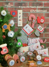 T'was the Night Before Christmas Cross Stitch Pattern - Yarn Tree Designs