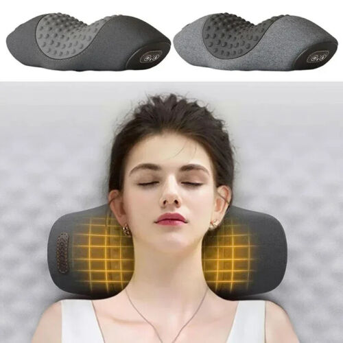 Electric Massager Cervical Pillow Hot Compress Vibration Massage Neck Traction