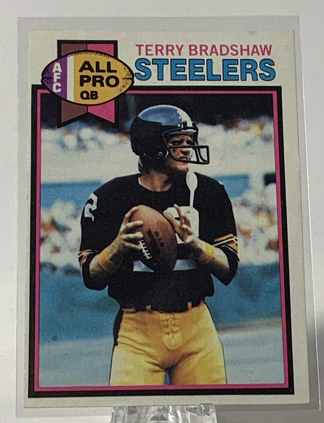 1979 Terry Bradshaw All Pro Card Topps #500 | eBay