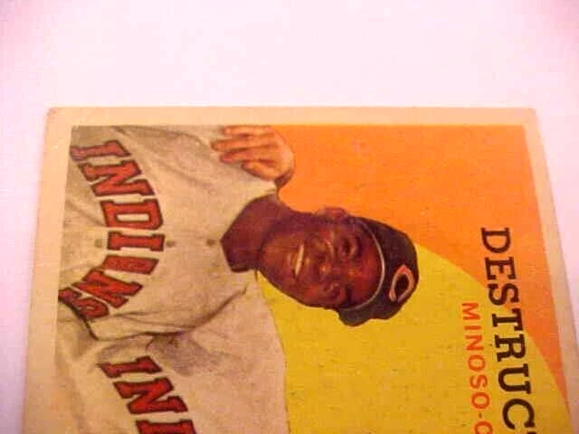 TOPPS 1959 Baseball Card #166 Destruction Crew Minosa HOF Colavito Doby HOF SC47 - Image 3 of 4