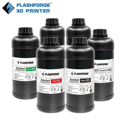 FLASHFORGE 3D Printer Resin LCD UV Fast Curing Resin 405nm Standard Photopolymer