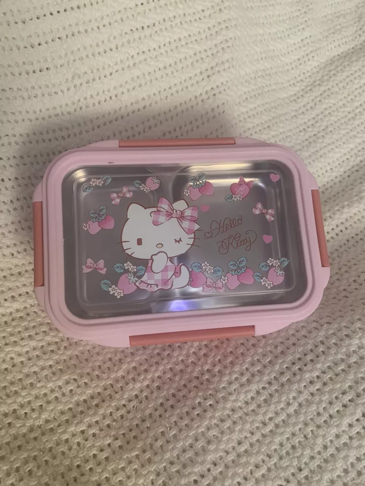 NEW 🌺 Hello Kitty Flower Box Bento Lunch Double Layer Container - Image 2 of 4