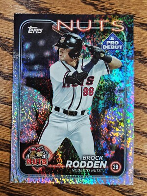 2024 Topps Pro Debut Brock Rodden Sparkle Foil  /175  #PD-155