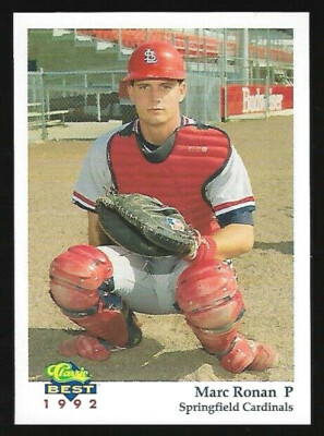 1992 Classic Best - Marc Ronan - From Springfield Set - Error Card Pitcher