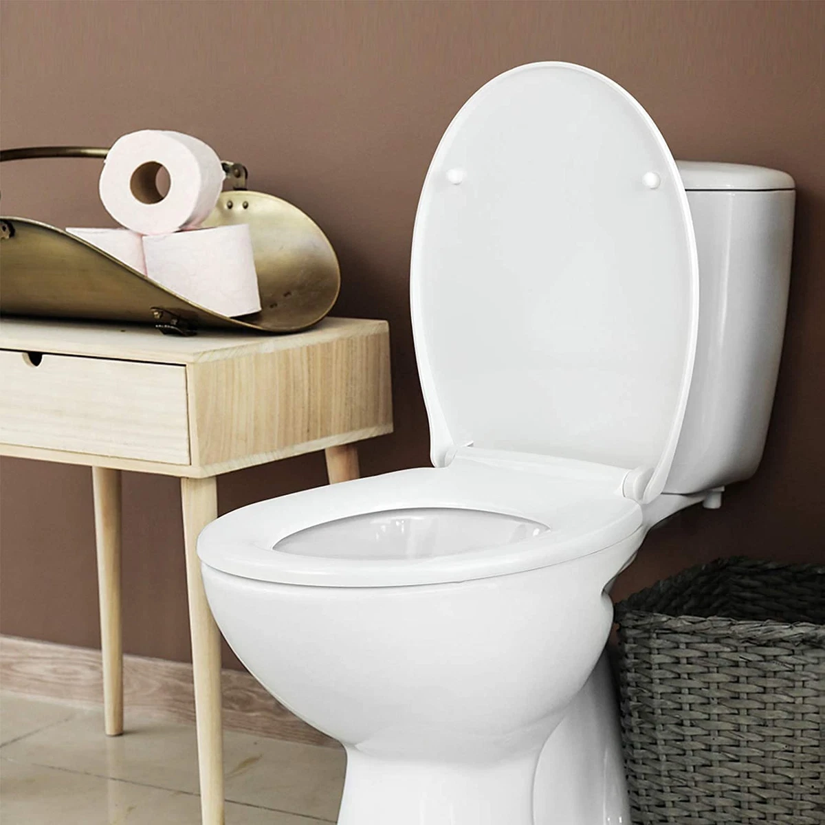 D shaped toilet sale seat