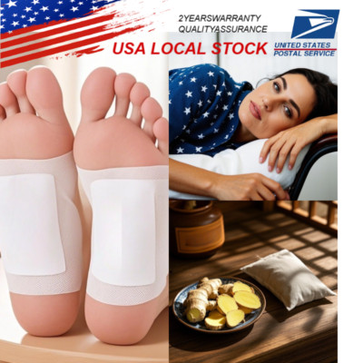 DetoxifyToxins Adhesive Keep Fit Slimming Pad 50X Ginger Foot Pads Detox Patch