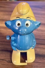 Vintage Smurf Peyo 1980 Wind Up Walk Wallace Berrie Co. Works and Walks 3