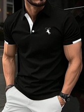 Camisa Rojo Camisetas Polo Pullover De Moda Elegante Ropa Para Hombres Algod n