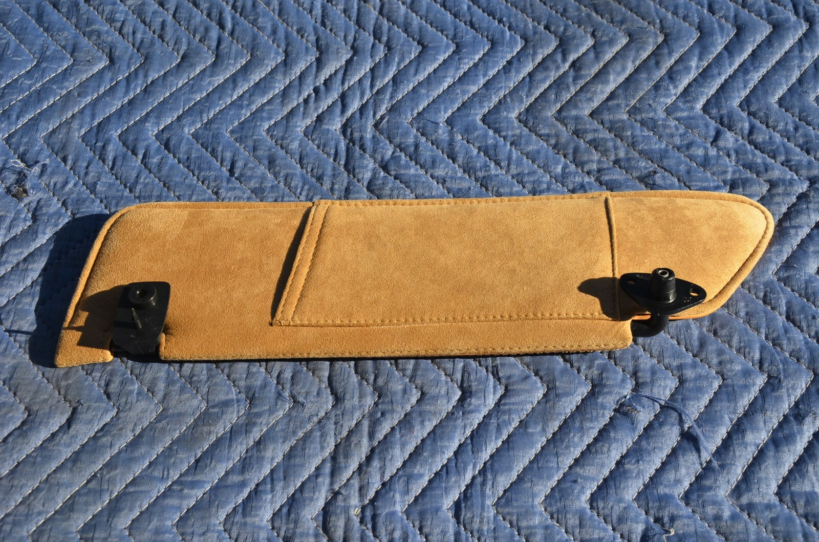 Ferrari 360 Coupe LH Left Driver Sun Visor Sun Screen, Beige, Used, P/N 658728