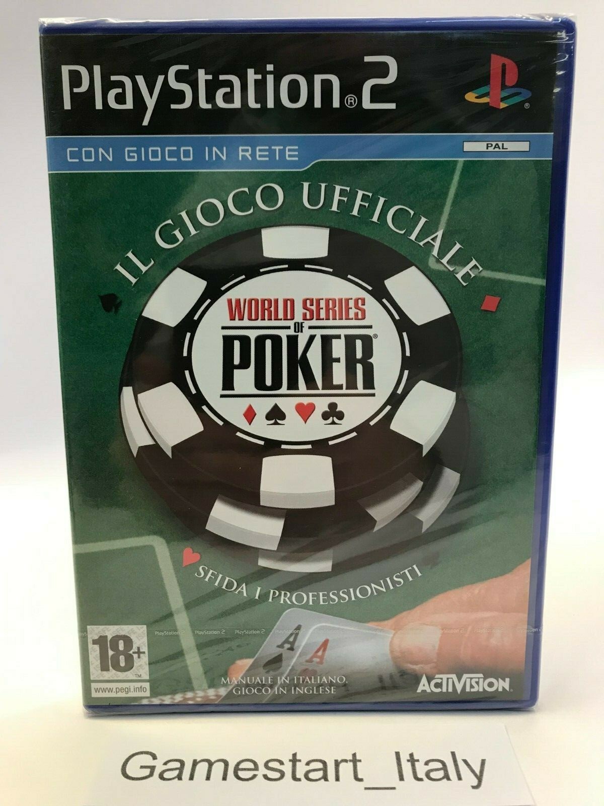 WORLD SERIES OF POKER - SONY PS2 - GIOCO NUOVO SIGILLATO PAL - NEW SEALED