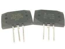 2SC2526 + 2SA1076 NPN + PNP Silicon General Purpose High Speed by 