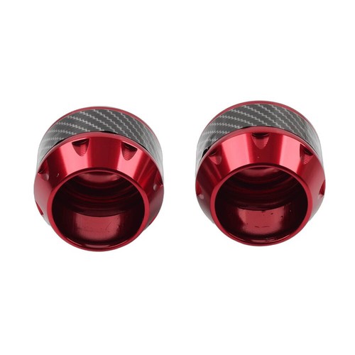 2x Motorcycle Front Fork Frame Sliders Crash Protection Engine Collision Red - Picture 4 of 9