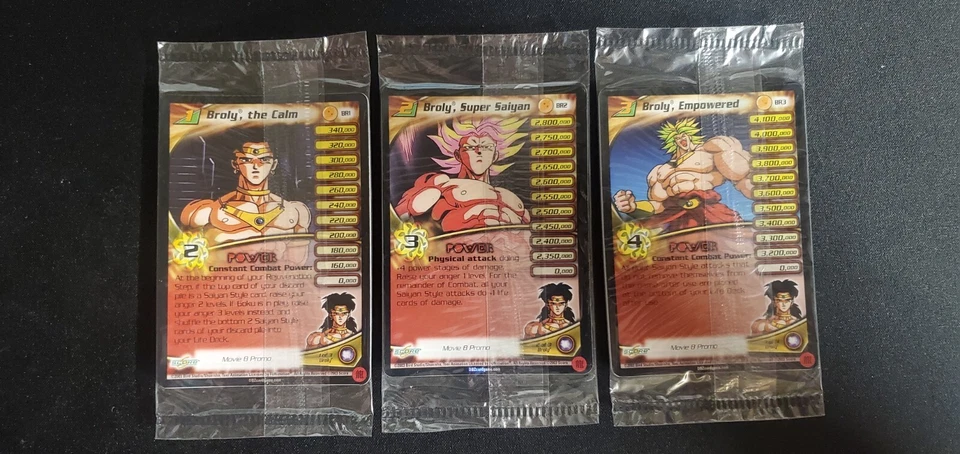 25x Packs! Broly personality set 1-3 Factory Sealed DBZ Dragon Ball Z CCG Score - Image 3 of 3