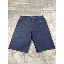 Rocawear R Short Indigo Rinse Baggy Denim Shorts Mens 40 Y2K Streetwear