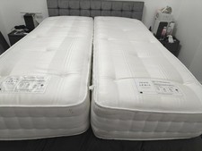 John Lewis Waitrose Wool NO. 4 Pocket Spring Zip Link Mattress, Medium, Kingsize