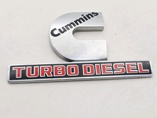 Dodge Ram Turbo Diesel Cummins Side Fender Door Emblem Logo Badge Sign