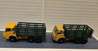 Lot of 2 Vintage Lesney Matchbox No. 04 Stake Trucks