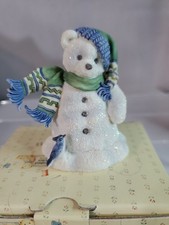 1997 Enesco Cherished Teddies Santa Express Snow Bear 269905