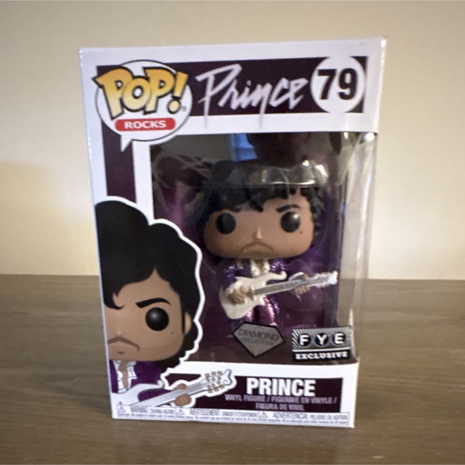 Funko Pop! Vinyl Prince #79 FYE Diamond Collection Exclusive 2018 Rocks