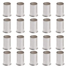 20PCS 1/0 0 Gauge Wire Ferrules Copper Pin Cord - 20PCS, tin