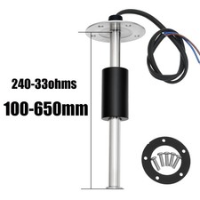 100mm-650mm Marine Boat Fuel Sending Unit Tank Level Sender Sensor 240-33ohm New 100mm-650mm Marine Boat Fuel Sending Unit Tank Level Sender Sensor 240-33ohm New