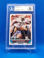 1993 Topps #441 Willie Roaf - Authentic Autograph
