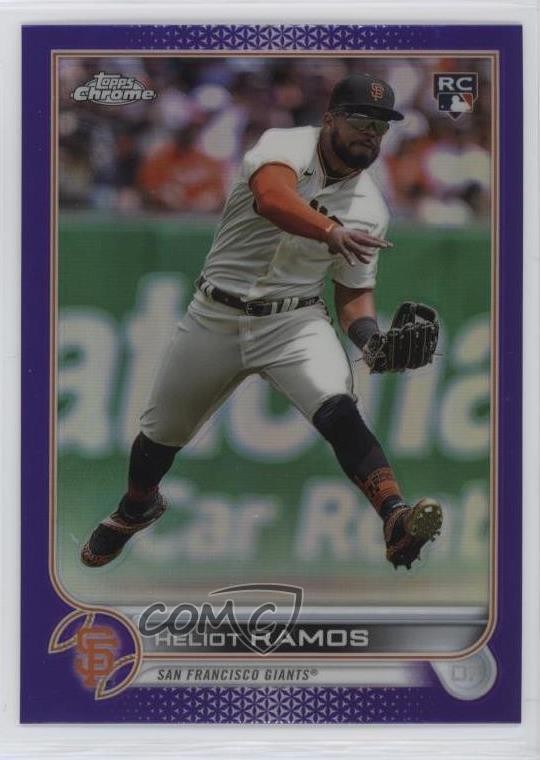 2022 Topps Chrome Update Purple Refractor Heliot Ramos #USC194 5w0