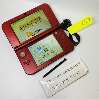 [LCD RANK S] [Bottom IPS] New Nintendo 3DS XL LL Metallic Red Konsole Japan 697