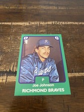 Joe Johnson 1984 TCMA Richmond Braves #21